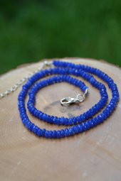 STONEAGE JEWELLERY Bayan Kolye Rondela Kesim Ceyt Doğal Taş thumbnail 5