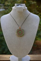 STONEAGE JEWELLERY Özel Tasarım Çini Bayan Kolye - 3