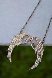 STONEAGE Pırlanta Melek Kanadı Kolye thumbnail 1