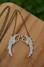 STONEAGE Pırlanta Melek Kanadı Kolye thumbnail 3