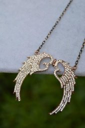 STONEAGE Pırlanta Melek Kanadı Kolye thumbnail 4