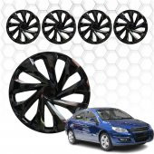Chery Chance Jant Kapağı (ABS Plastik) - (Siyah - 15") - 1