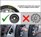 Chery Chance Jant Kapağı (ABS Plastik) - (Siyah - 15") - 7