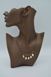 STONEAGE Gerçek İncili Ağaç Dalı Kolye thumbnail 3