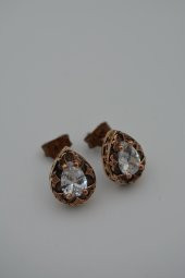 STONEAGE Elmas Model Bronz Küpe thumbnail 1