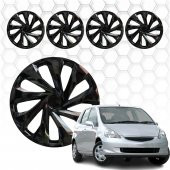 Honda Jazz Jant Kapağı (ABS Plastik) - (Siyah - 15") - 1