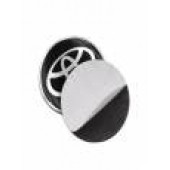 TOYOTA LOGOLU 56 MM JANT GÖBEK  STICKER (SİYAH) thumbnail 2