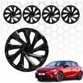 Opel Corsa F Jant Kapağı (ABS Plastik) - (Siyah - 16") - 1