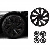 Renault Fluence Jant Kapağı (ABS Plastik) - (Siyah - 14") - 2