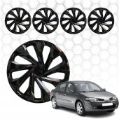 Renault Megane 2 Jant Kapağı (ABS Plastik) - (Siyah - 16") - 1