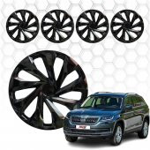 Skoda Kodiaq Jant Kapağı (ABS Plastik) - (Siyah - 16") - 1