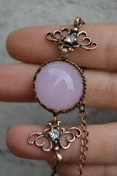 STONEAGE Pembe Kuvars Bileklik thumbnail 3