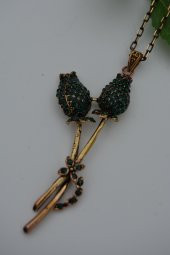 STONEAGE İkili Gül Goncası Bayan Kolye El Yapımı thumbnail 1