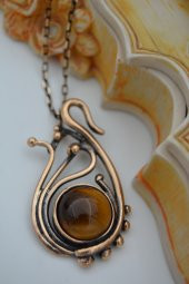 STONEAGE KAPLANGÖZÜ TAŞLI ÖZEL TASARIM KOLYE thumbnail 4