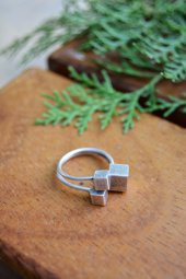 STONEAGE Bayan Antik Gümüş Bohem Ayarlanabilir Yüzük thumbnail 3