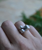 STONEAGE Bayan Antik Gümüş Bohem Ayarlanabilir Yüzük thumbnail 4