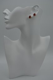 STONEAGE Bayan Küpe Yakut Taşlı Damla - 1