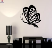 Duvar Sticker Kelebek Hayvanlar Böcekler Çiçek Desenleri Kanatları Uçan Oturma Odası, Yatak Odası Sticker thumbnail 1