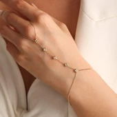 14 Ayar Altın Yonca Kalp Şahmeran - 1