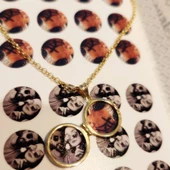 Altın Resimli Kolye Hayat Ağacı Tasarım Doç Zincir thumbnail 4