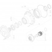 CARRARO PLANET ÇEMBER DİŞLİSİ OEM/642923 - 4
