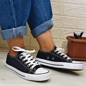 Fiyra 554 Lacivert Kısa Unisex Sneaker Keten Spor Ayakkabı - 2