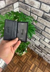 Guard Siyah Hakiki Deri Kartlık Erkek / Kadın P1169 - 4