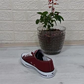 Fiyra 554 Bordo Kısa Unisex Sneaker Keten Spor Ayakkabı - 9