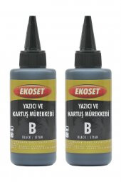 Ekoset Epson L850 L1800 Uyumlu Siyah Muadil Mürekkep 200ml - 2