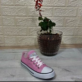 Fiyra 554 Pembe Kısa Unisex Sneaker Keten Spor Ayakkabı - 7