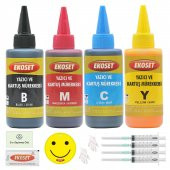 Ekoset Canon uyumlu mürekkep 4 Renk 4x100ml thumbnail 1
