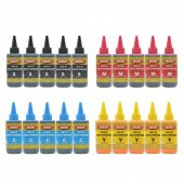 Ekoset Canon uyumlu Bitmeyen Kartuş mürekkebi 4 renk 4x500ml thumbnail 1