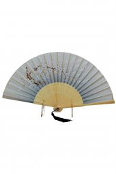 Japon Bambu Kumaş Yelpaze Çanta Boy Stant Hediyeli No.132 - 5