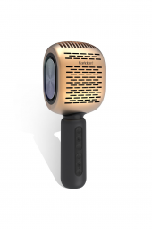 MC5 Bluetooth Bağlantılı HD Ses Çıkışlı Fuchsia Karaoke Mikrofon - 1