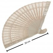 Hayal Sepeti Ahşap Yelpaze 20cm boy - 3