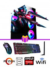 RAMTECH FULLFORCE FF447 R5-3600 32GB RAM 256GB SSD  RX580/8GB OYUNCU MASAÜSTÜ BİLGİSAYAR - 1
