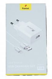 Apple iPhone Tüm Modeller Uyumlu 2.4 Amper Şarj Takımı - 4