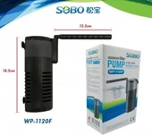 Sobo Akvaryum Şelale Aparatlı İç Filtre 20W 900Lt/Saat WP-1120F - 2