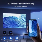 NexiGo PJ10 - 300 ANSI, 1080P WiFi Bluetooth Film Projektör - 2