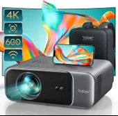 YABER Pro Y9 5G WiFi Bluetooth Projektör, 15000LM 450 ANSI 1080P - 1