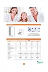 Baymak  Aqua Konfor 80 Lt. Elektrikli Termosifon MONTAJ HARİÇ - 3