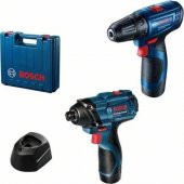 Bosch GSR 120-LI Akülü Vidalama + GDR 120-LI Akülü Somun Sıkma 2'li - 1
