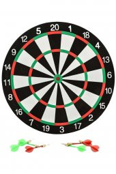 Çift Taraflı Dart Tahtası ve 6 Adet Metal Uçlu Ok 35cm Bullseye - 8
