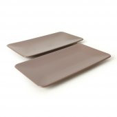 Keramika Mat Açık Taupe Siera Kayık Tabak 33 Cm 2 Adet 958 thumbnail 2