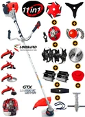 Lombard İtalia Pro 860 11 İn 1 FUL Set Yan Tipi Benzinli Tırpan + Toprak Eşeleme + Akrobat Çapa Roket Başlık - 1