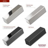 1400x500 mm Sierra Fırça Mat İnox Havlupan - 3