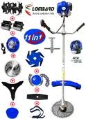 Lombard İtalia TEC 880 11 İn 1 FUL Set Yan Tipi Benzinli Tırpan + Toprak Eşeleme + Akrobat Çapa Roket Başlık - 1