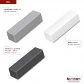 1515x500mm Bell Pazlanmaz Çelik Antrasit Havlupan - 3
