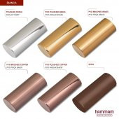 600x494mm Bianca Paslanmaz Çelik Parlak Bakır Havlupan - 3