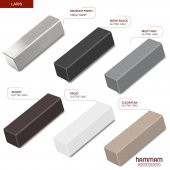600x600mm Laris Paslanmaz Çelik Russet Kahverengi Havlupan - 3